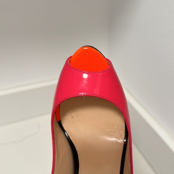 Christian Louboutin patent leather sling back sandals, size 37 - Picture 12 of 13